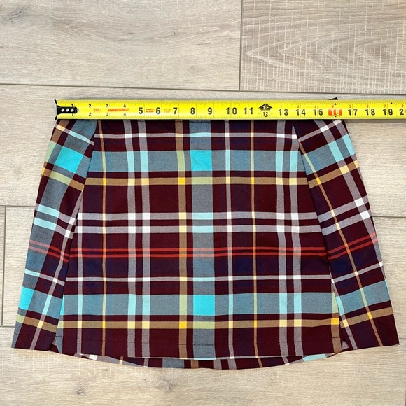URBAN OUTFITTERS colorful plaid skirt size large - Picture 6 of 7
